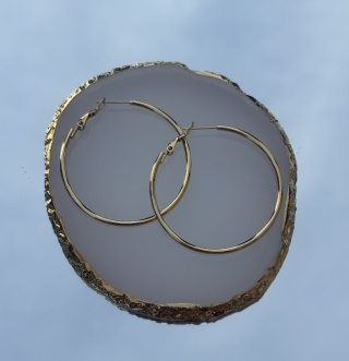 Kolczyki koła ze stali nierdzewnej