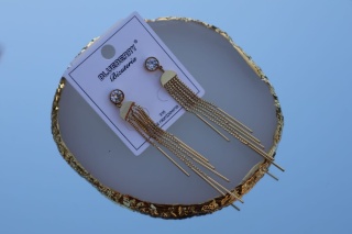 Kolczyki sztyfty, wkrętki długie, stal nierdzewna