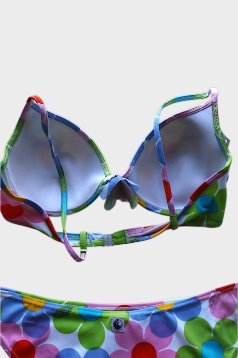 Kostium kąpielowy dwuczęściowy w kwiaty