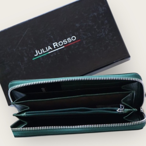 Skórzany portfel damski Julia Rosso